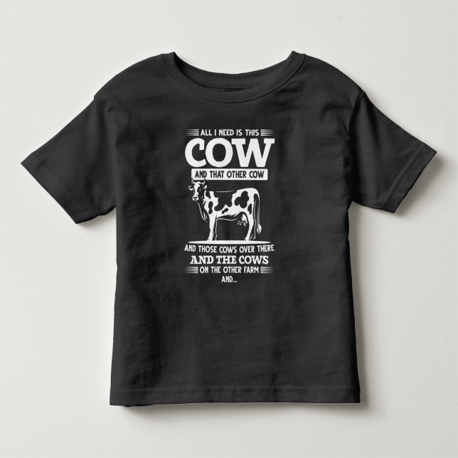 Camiseta De Bebé Citas divertidas de criadores de ganado vacuno (Anverso)