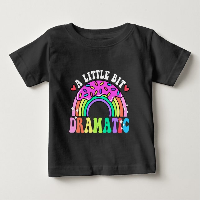 Camiseta De Bebé Citas Divertidas Un Poco Dramáticas, Donuts Lindos (Anverso)