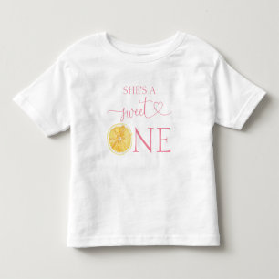 Camiseta De Bebé Citrus She's A Sweet One 1er Cumpleaños