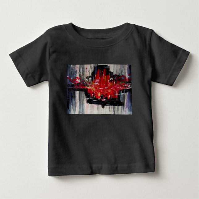Camiseta De Bebé ciudad (Anverso)