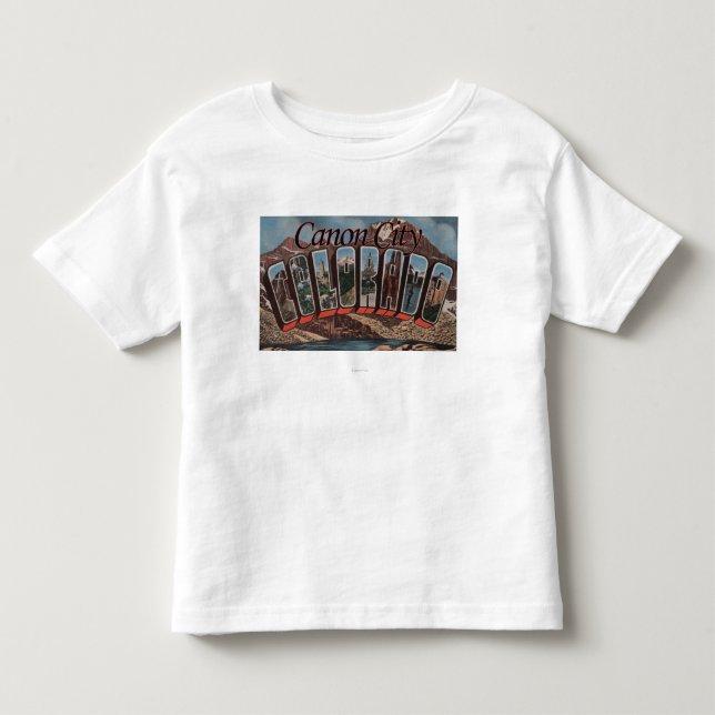 Camiseta De Bebé Ciudad de Canon, Colorado - escenas grandes de la (Anverso)