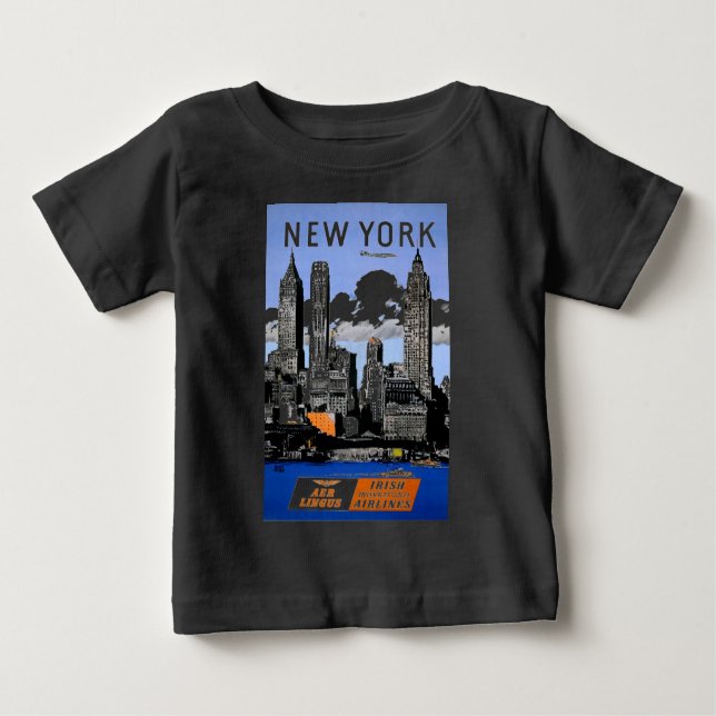 Camiseta De Bebé Ciudad de Nueva York (Anverso)