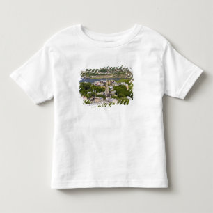 Camiseta De Bebé Ciudad de Quebec, Quebec, Canadá. Mirando hacia a