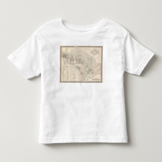 Camiseta De Bebé Ciudad de Washington 2 (Anverso)