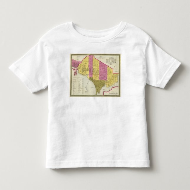 Camiseta De Bebé Ciudad de Washington 2 (Anverso)