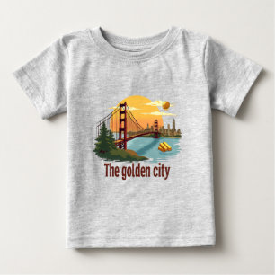 Camiseta De Bebé Ciudad del Legado Dorado