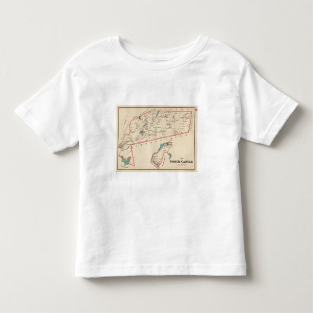 Camiseta De Bebé Ciudad del norte del castillo (Anverso)