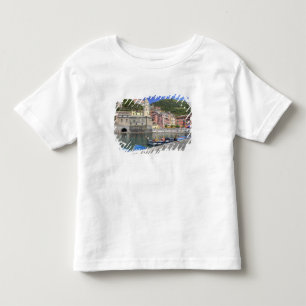 Camiseta De Bebé Ciudad en la ladera de Vernazza, Cinque Terre, Lig