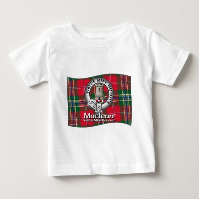 Camiseta De Bebé Clan de Maclean (Anverso)