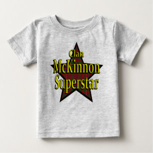 Camiseta De Bebé Clan McKinnon Superstar Infant Organic Creeper