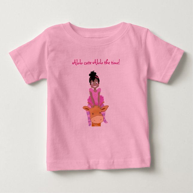 Camiseta De Bebé ClaraBelle Blue 3-Snap Creeper con Tutu PINK (Anverso)