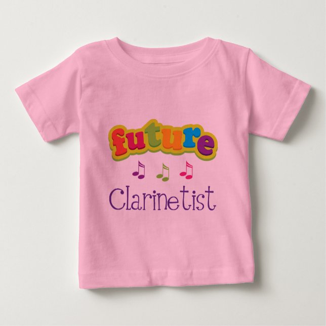 Camiseta De Bebé Clarinetist (futuro) (Anverso)