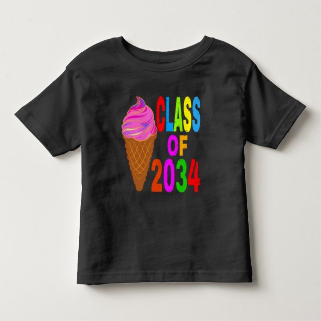 Camiseta De Bebé clase de 2034 (Anverso)