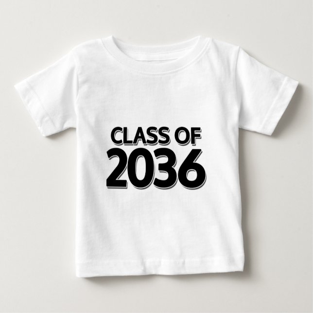 Camiseta De Bebé Clase de 2036 (Anverso)