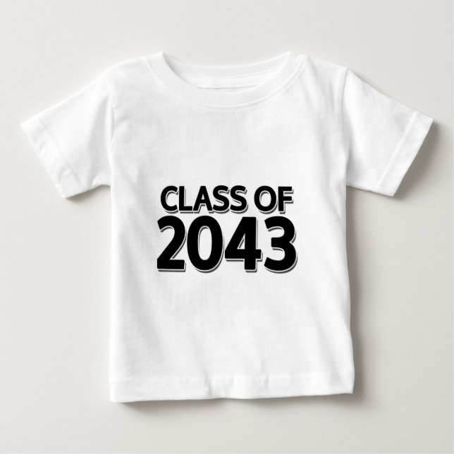Camiseta De Bebé Clase de 2043 (Anverso)