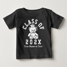 Camiseta De Bebé Clase De 20XX Oso De Graduación