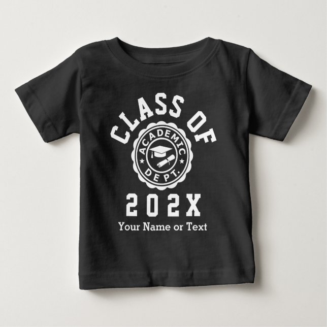Camiseta De Bebé Clase De Graduación De 20XX (Anverso)