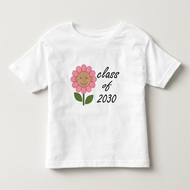 Camiseta De Bebé Clase de la margarita rosada 2030 (Anverso)