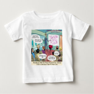 Camiseta De Bebé Clase divertida LifeCoach de aerolínea