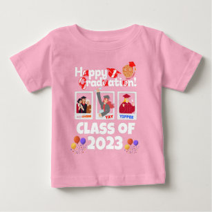 Camiseta De Bebé Clase Happy Graduation of 2023 Smart cookie T-Shir
