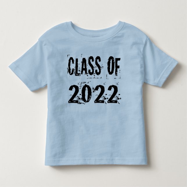 Camiseta De Bebé Clase negra del Grunge de 2022 (Anverso)
