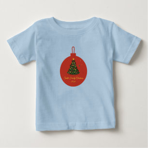 Camiseta De Bebé Clásico Feliz Navidad