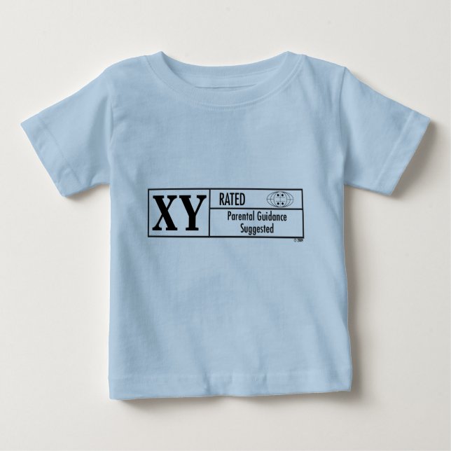 Camiseta De Bebé Clasificado XY (Anverso)