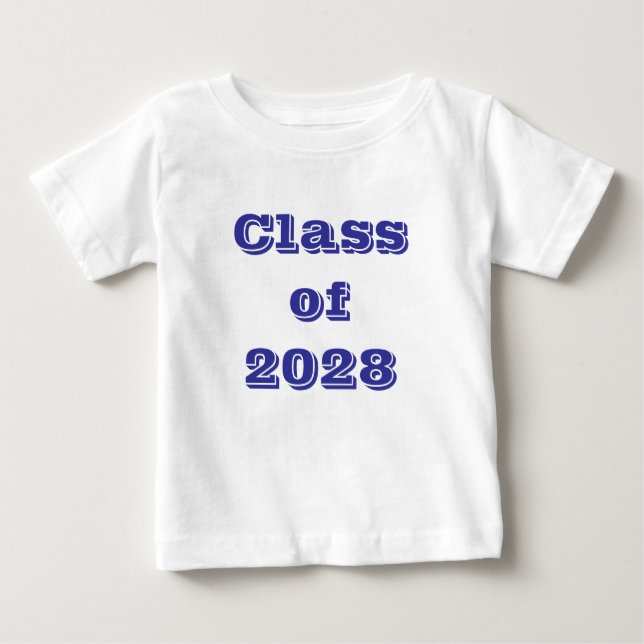 Camiseta De Bebé Class of 2028 (Anverso)