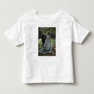 Camiseta De Bebé Claude Monet el el Promenaders, Bazille, Camilo