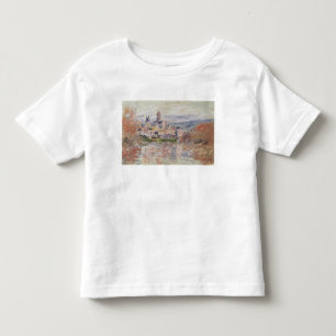 Camiseta De Bebé Claude Monet el   el pueblo de Vetheuil, c.1881