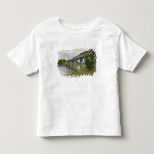 Camiseta De Bebé Claude Monet el el puente ferroviario en