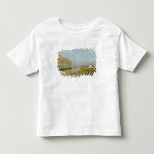 Camiseta De Bebé Claude Monet el el Sena en Argenteuil, 1873