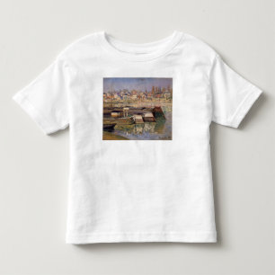 Camiseta De Bebé Claude Monet el el Sena en Asnieres, 1873