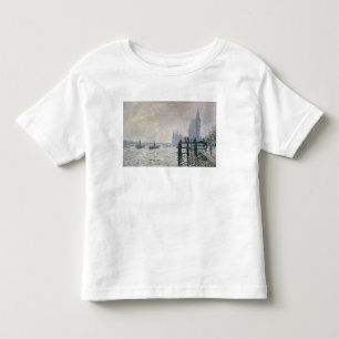 Camiseta De Bebé Claude Monet el el Thames debajo de Westminster