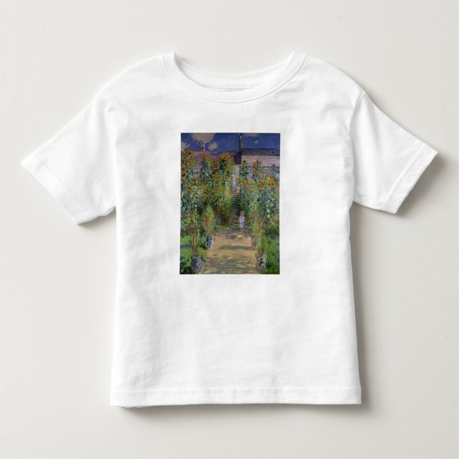 Camiseta De Bebé Claude Monet | El jardín del artista en Vetheuil (Anverso)