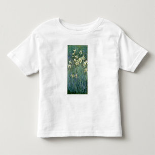 Camiseta De Bebé Claude Monet el   los iris amarillos