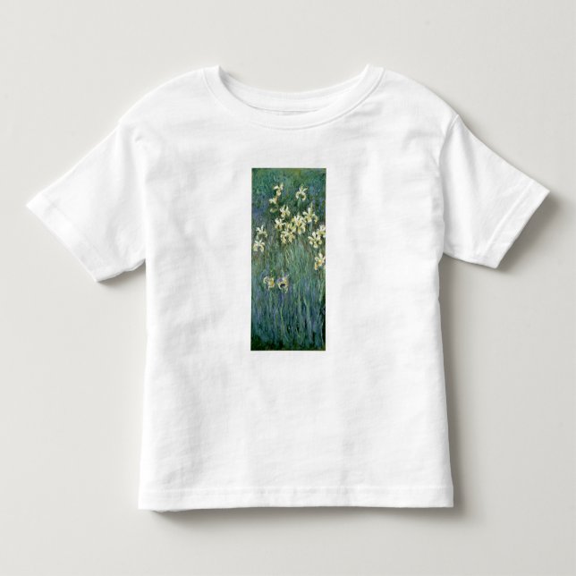 Camiseta De Bebé Claude Monet el | los iris amarillos (Anverso)