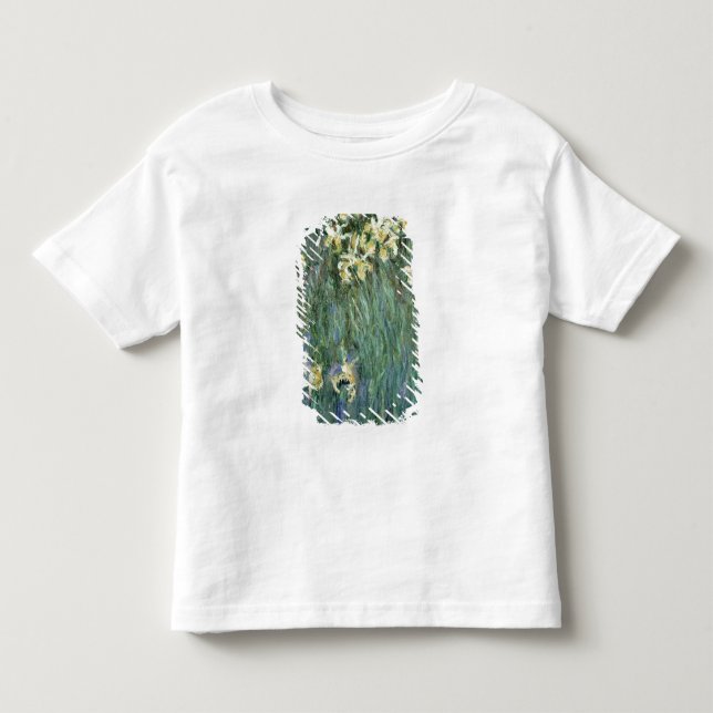 Camiseta De Bebé Claude Monet el | los iris amarillos (Anverso)