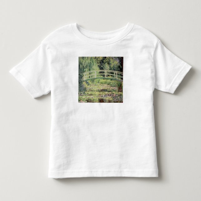 Camiseta De Bebé Claude Monet el | Nenuphars blanco, 1899 (Anverso)