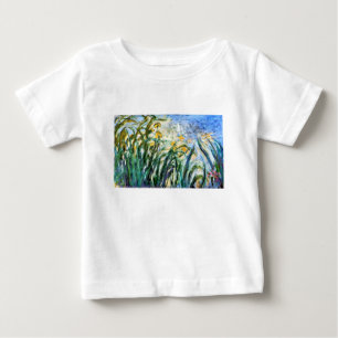 Camiseta De Bebé Claude Monet, irlandeses amarillos y malva 19