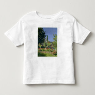 Camiseta De Bebé Claude Monet Jardín de flores en Sainte-Adresse