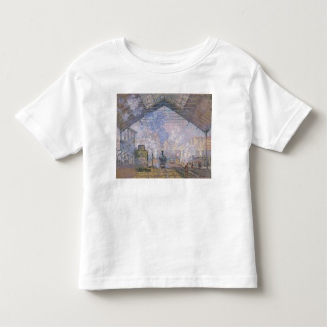 Camiseta De Bebé Claude Monet| La estación St. Lazare, 1877 (Anverso)