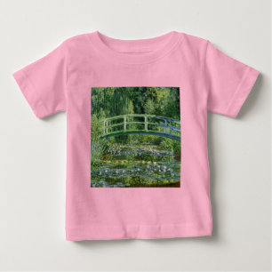 Camiseta De Bebé Claude Monet Nenúfares y puente japonés