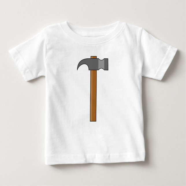 Camiseta De Bebé Claw Hammer Personalizado (Anverso)