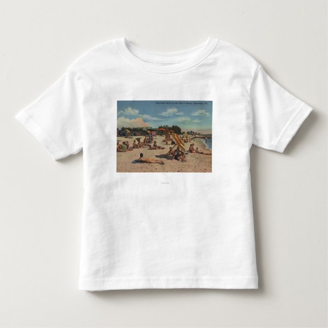 Camiseta De Bebé Clearwater, FL - Sunbathers en la playa de (Anverso)
