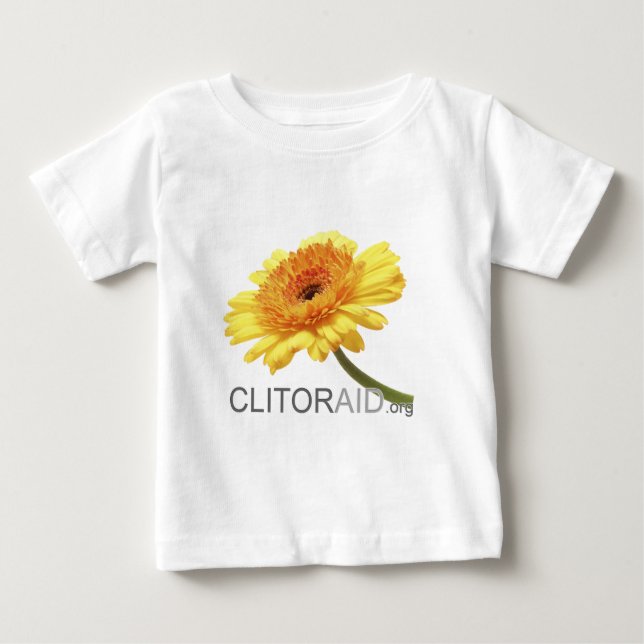 Camiseta De Bebé Clitoraid.org (Anverso)