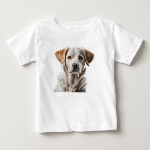 Camiseta De Bebé Close-Up Portrait of a Sweet-Faced Dog