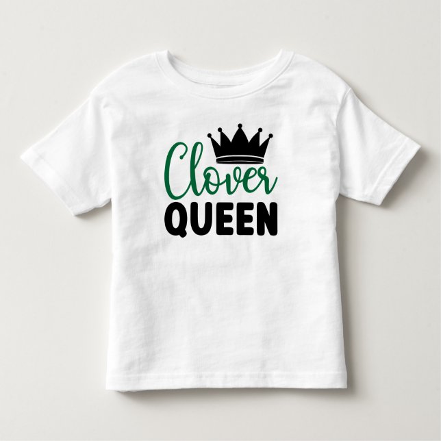 Camiseta De Bebé Clover Queen Charm Design-60278 (Anverso)