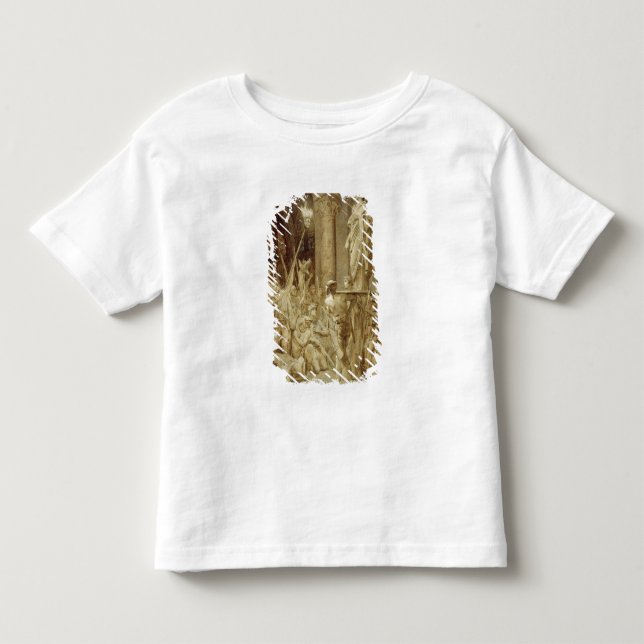 Camiseta De Bebé Clovis continuó su escudo (Anverso)
