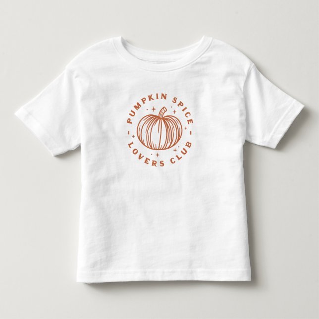 Camiseta De Bebé Club de amantes de las especias de calabaza (Anverso)